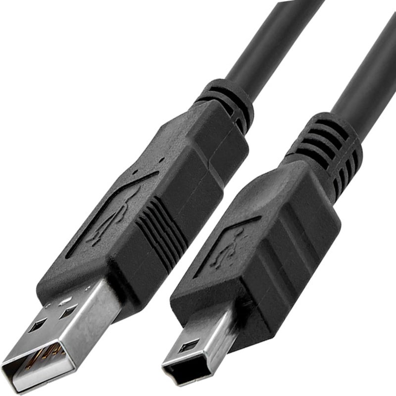 ienza 3Ft USB A (Type A) to Mini B USB 2.0 Data and Charger Cable for Old Android, PS3 Controller, MP3 Player, Gopro Hero 3, Blue Yeti, Digital Camera, Garmin & More - Image 1